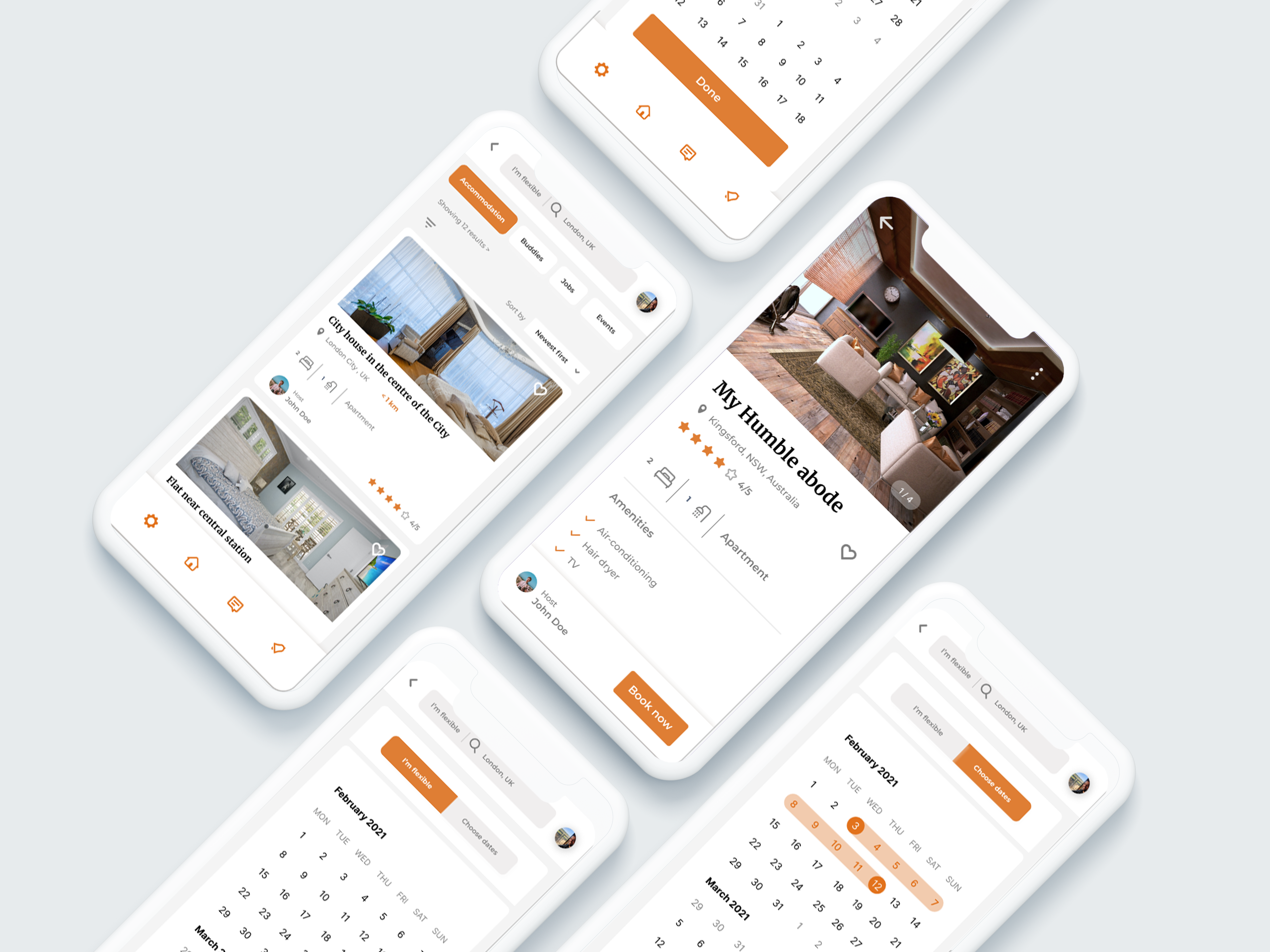 Final UI mock ups